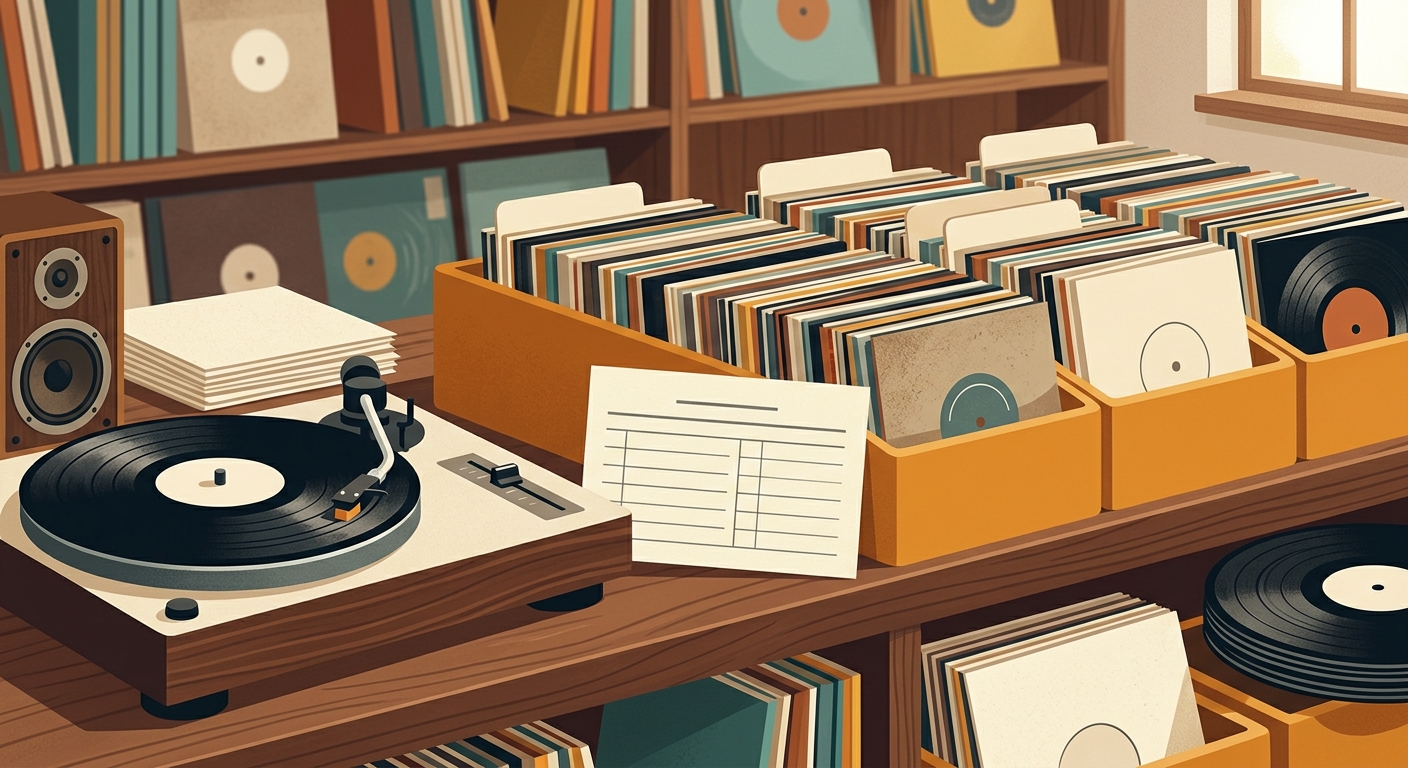 Template for Tracking Your Vinyl Wishlist