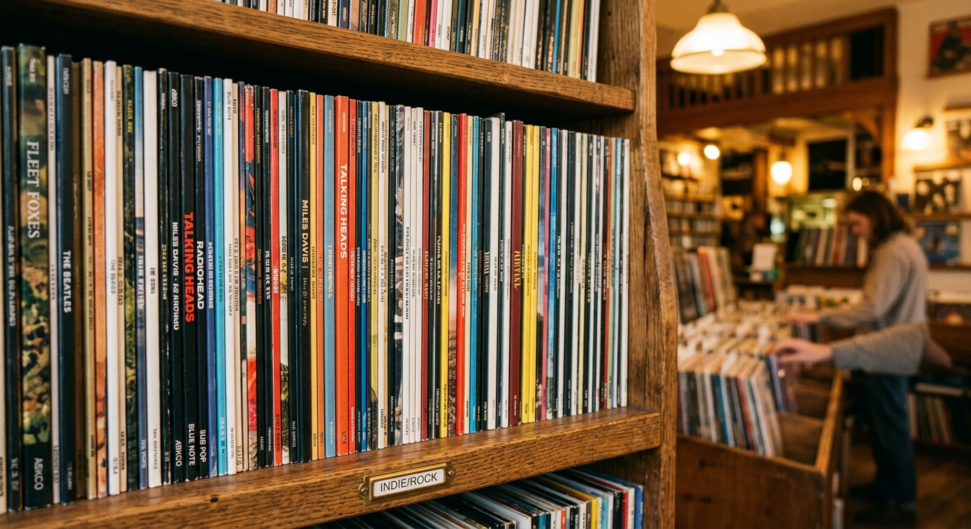 Store Vinyl Records Upright to Prevent Warping