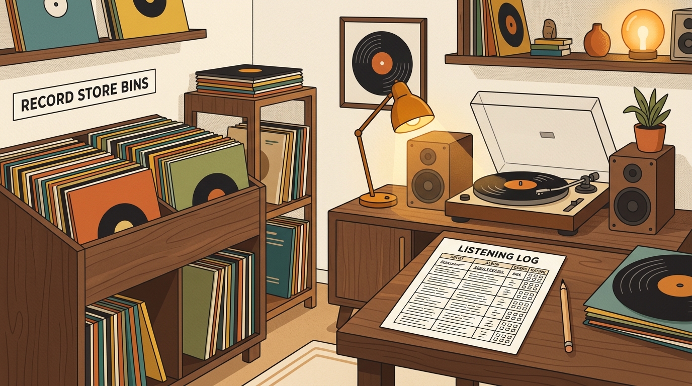 Free Vinyl Listening Log Template for Collectors