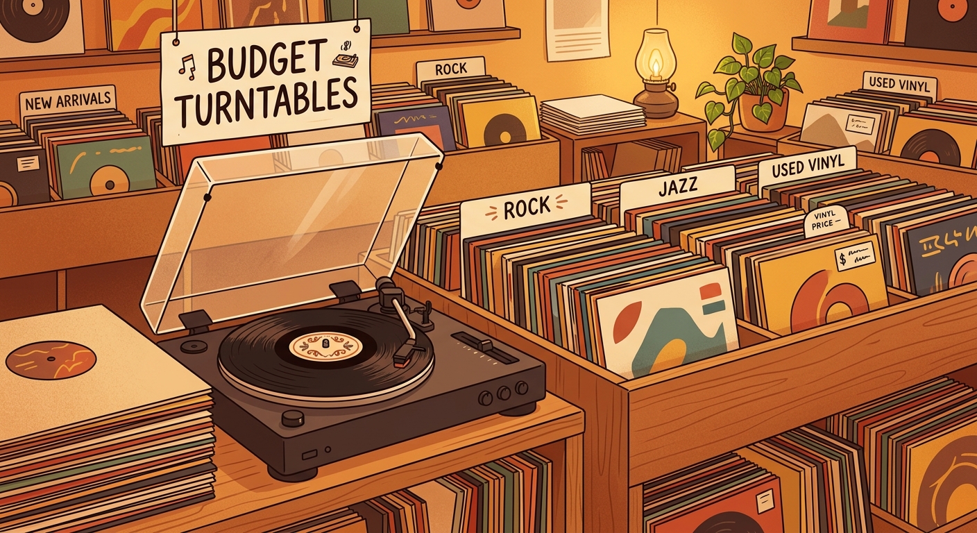 Best Budget Turntables Under $100 for New Collectors