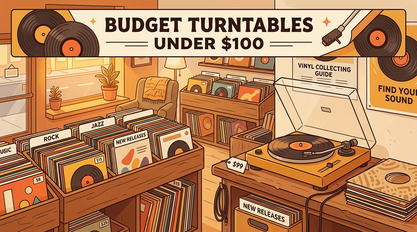 Best Budget Turntables Under $100: Top Picks for New Vinyl Collectors
