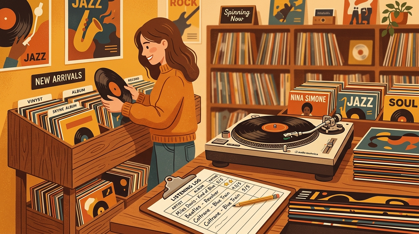 Free Listening Log Template for Vinyl Collectors