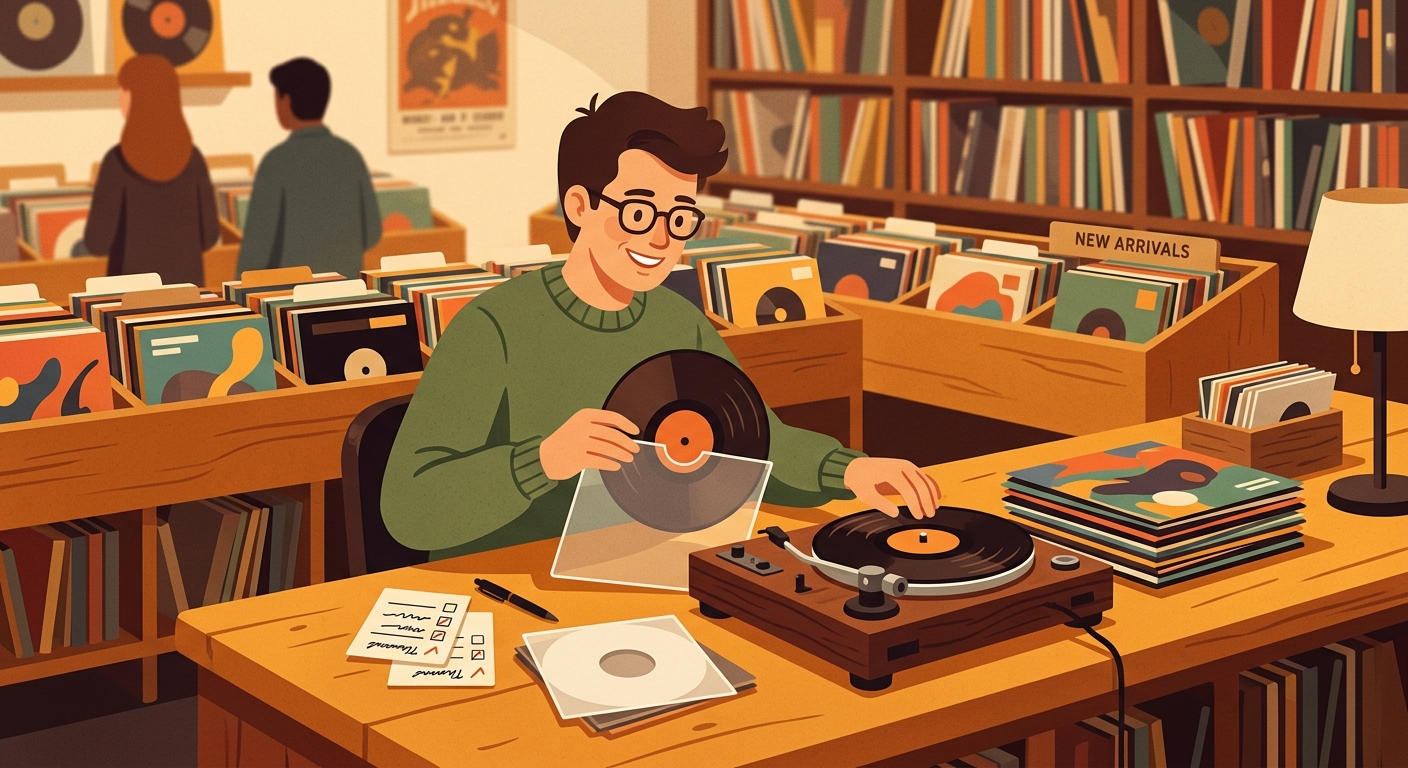 A Workflow for Tracking New Vinyl Record Hauls