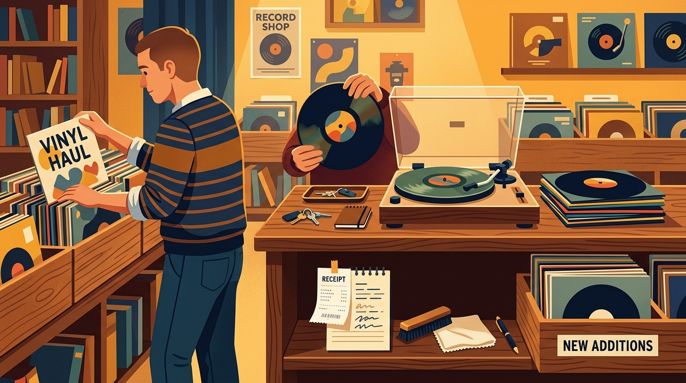 A Practical Workflow for Tracking Your Vinyl Record Hauls
