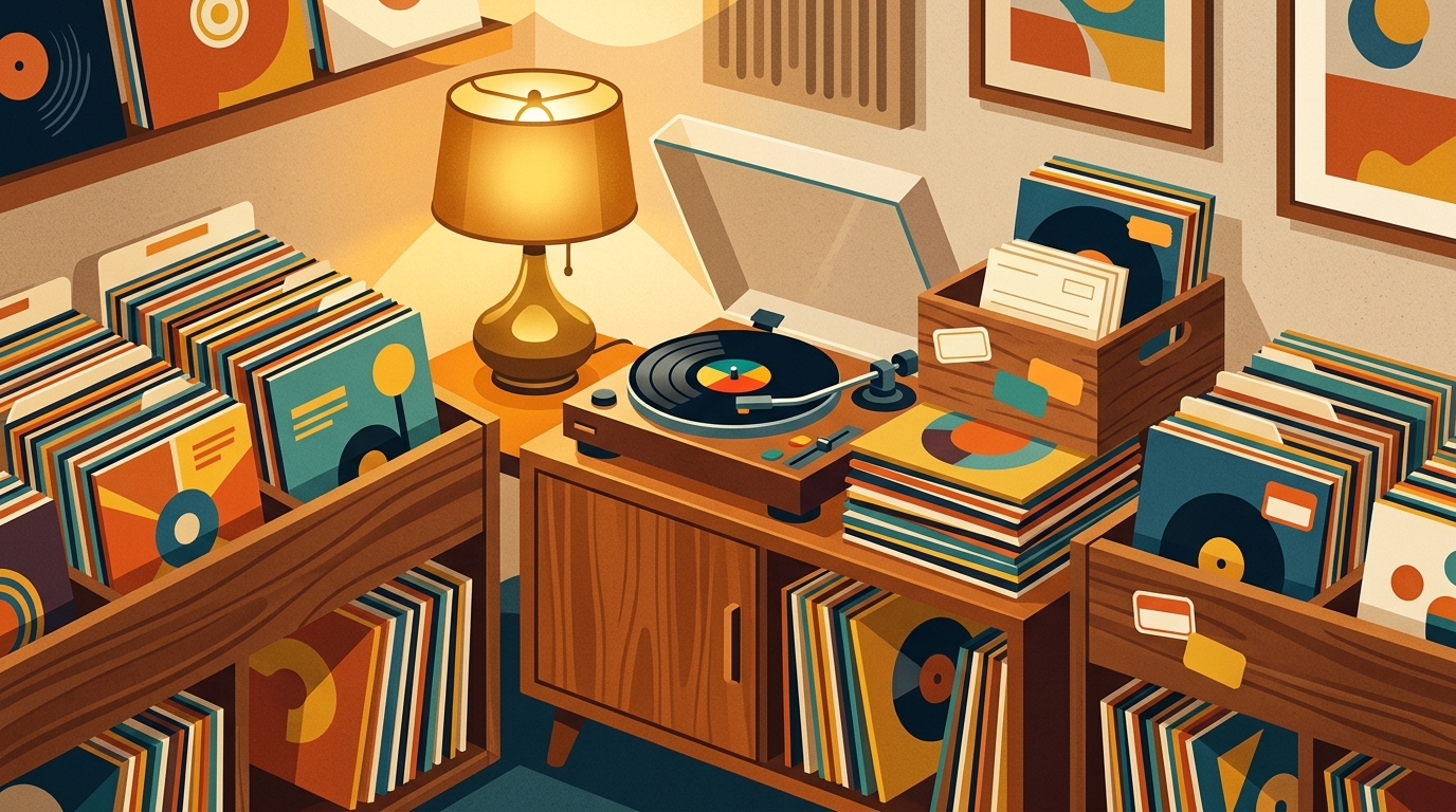 Template for Vinyl Wishlist Tracking in Apps