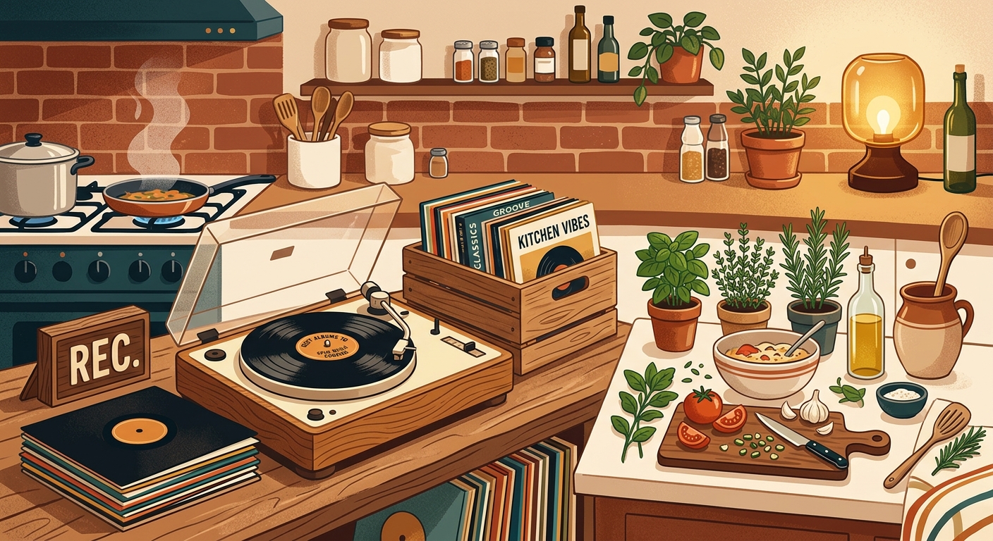 Best Albums to Spin While Cooking