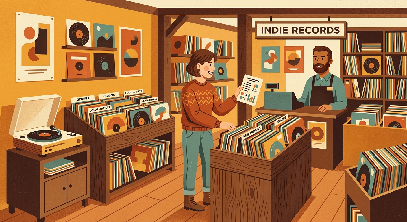 How to Find Local Record Stores Using Your Collection Data