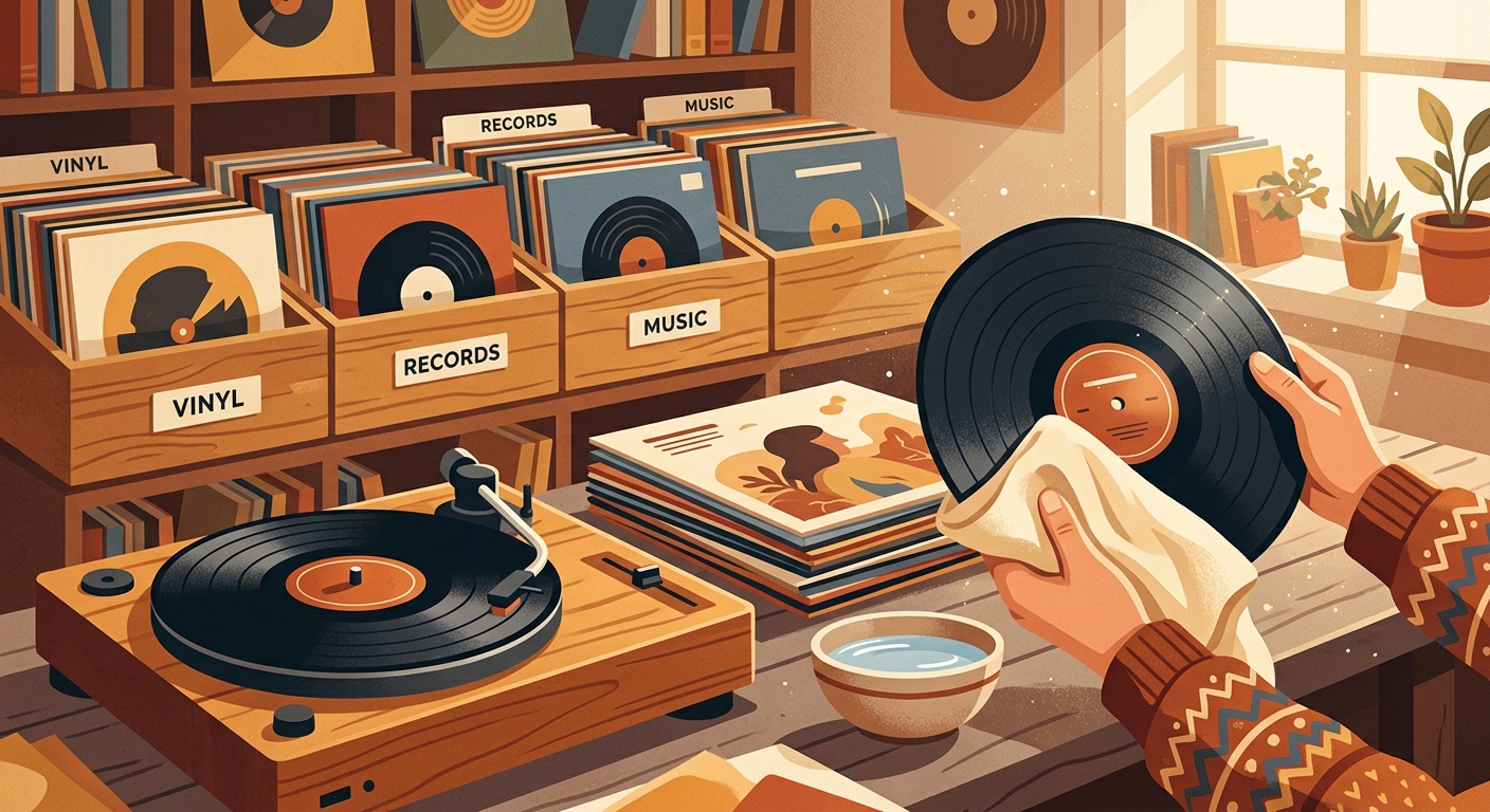 How to Clean Vinyl Records Without Special Solution