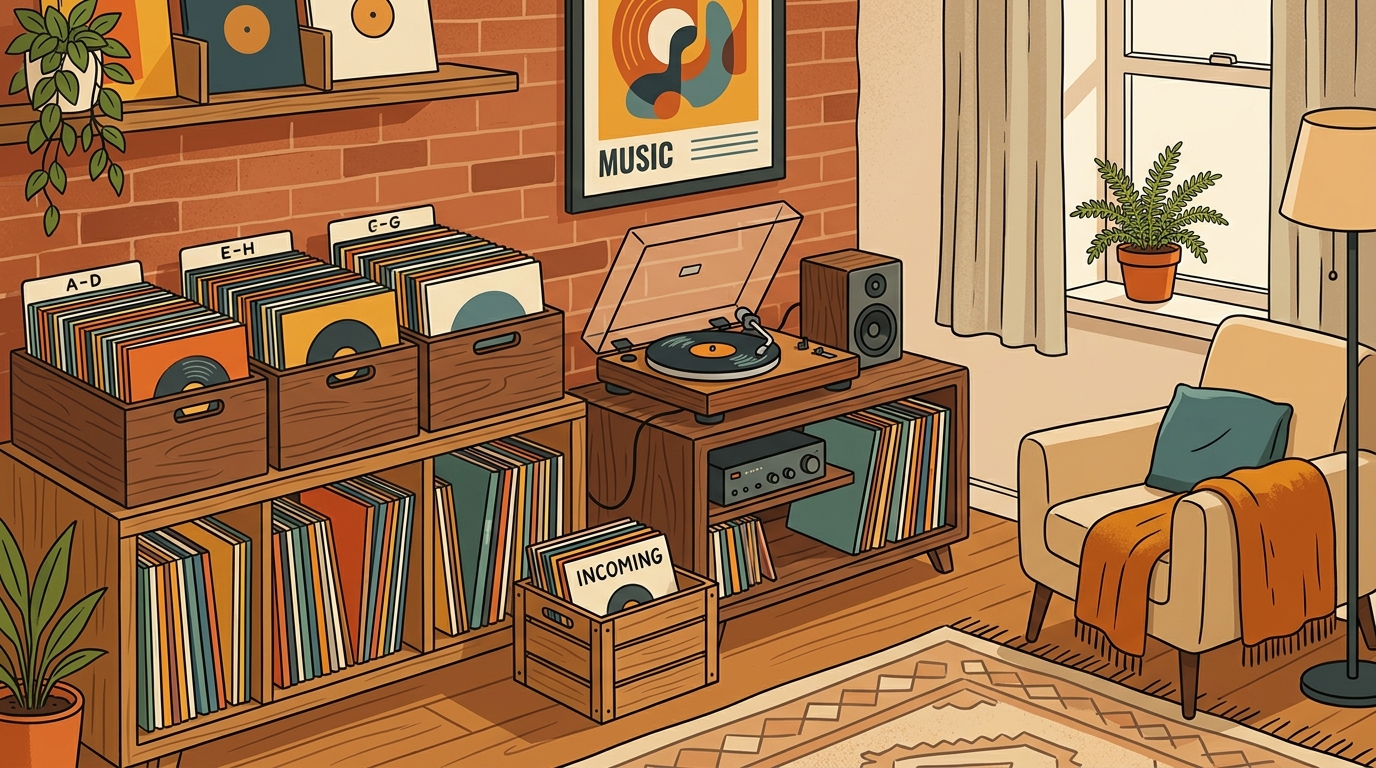 How to Organize Vinyl in Small Apartments