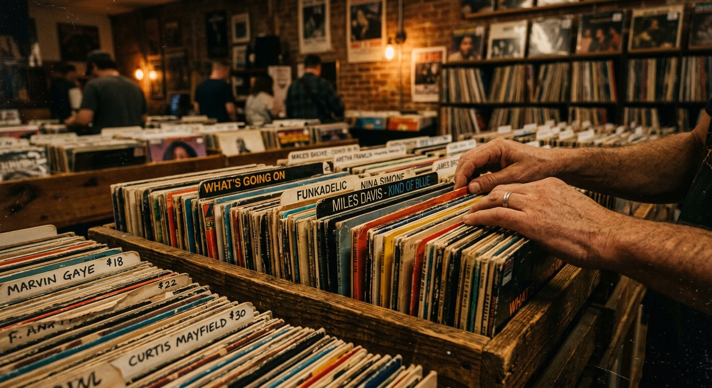 How Hip-Hop Producers Dig for Vinyl Breaks and the Art of Crate Digging