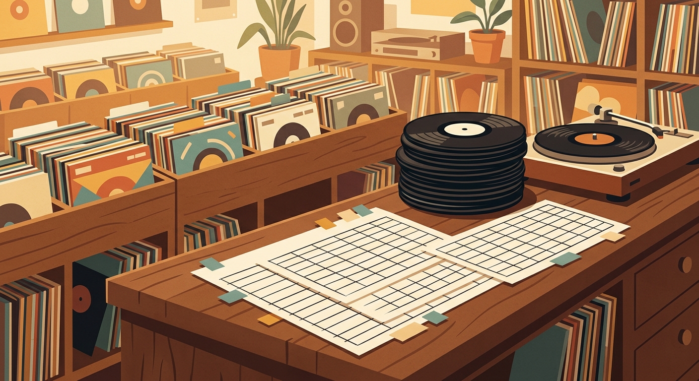 Free Vinyl Collection Spreadsheet Template Download