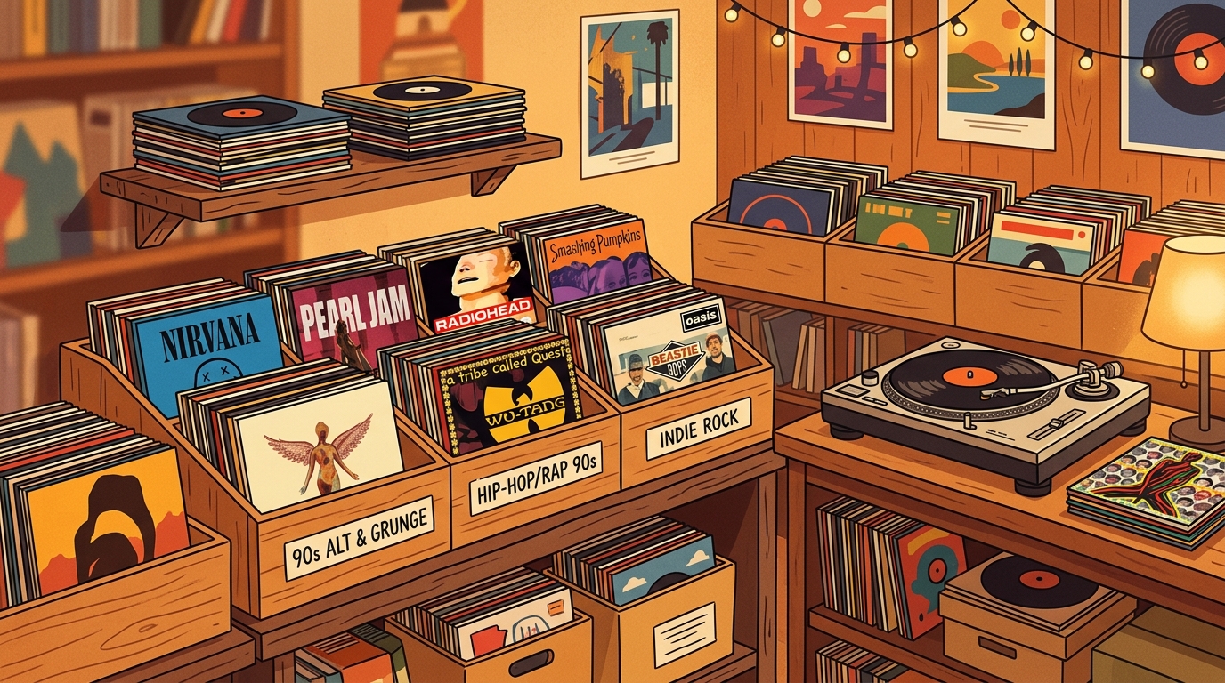 The Best Vinyl Albums of the 1990s
