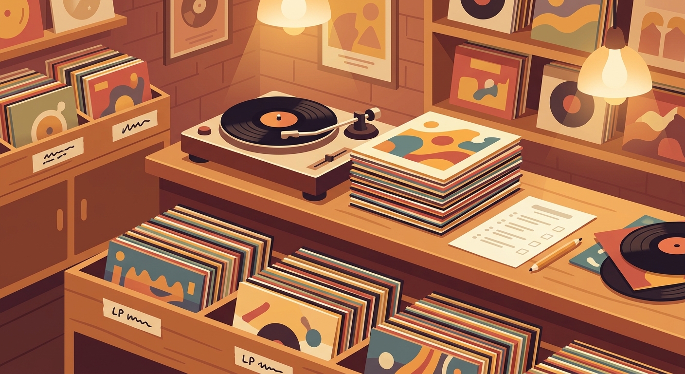 Free Vinyl Collection Template PDF for Easy Tracking