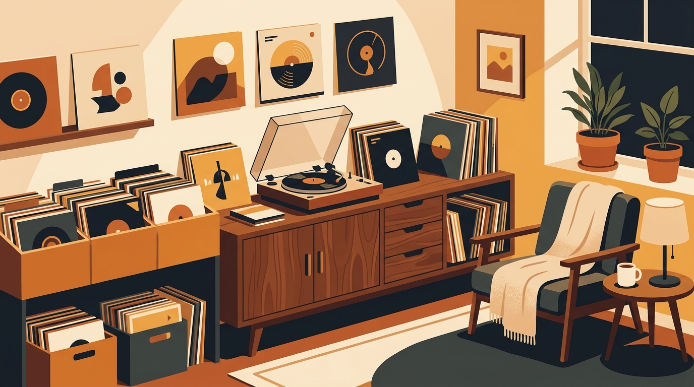 Vinyl for Interior Design: How to Make Records Part of the Room