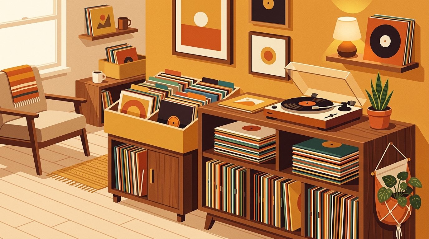 How to Store Vinyl Records in a Small Apartment