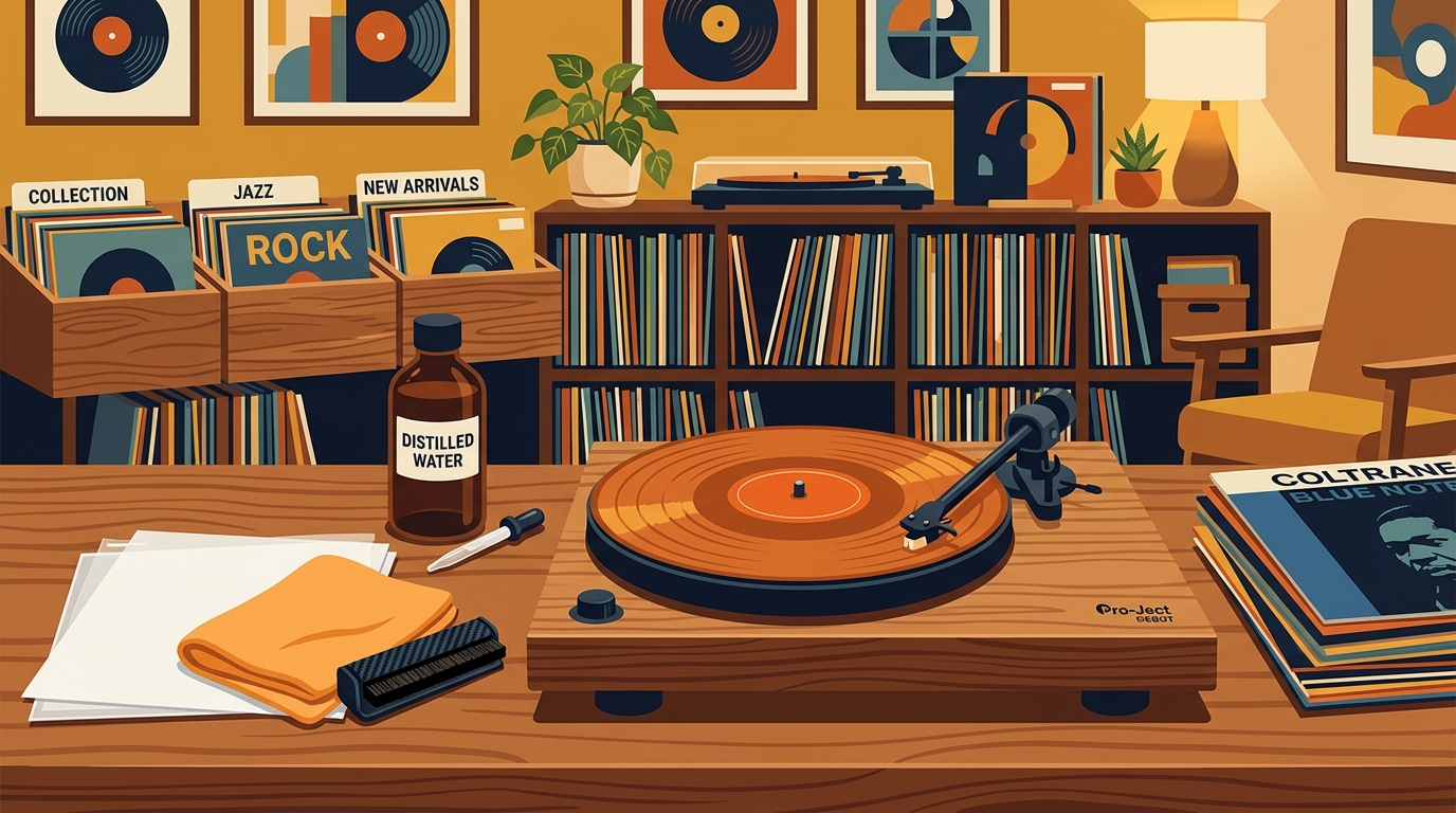 How to Clean Vinyl Records at Home Safely