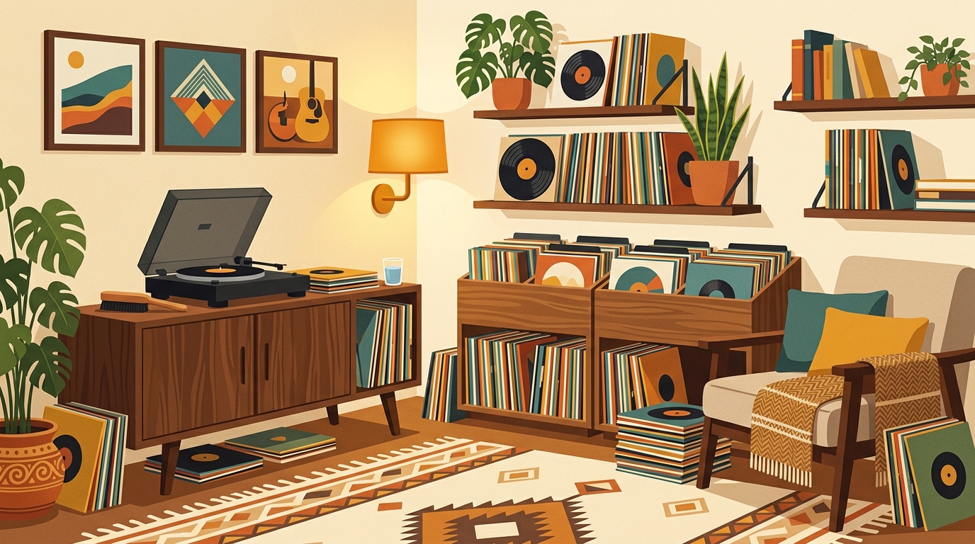 Use Case: Vinyl Records for Unique Interior Design