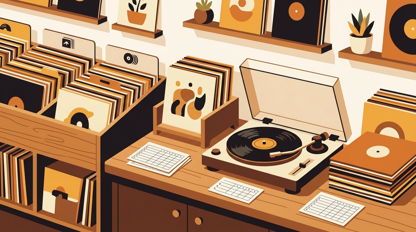 Free Vinyl Collection Tracker Template Download