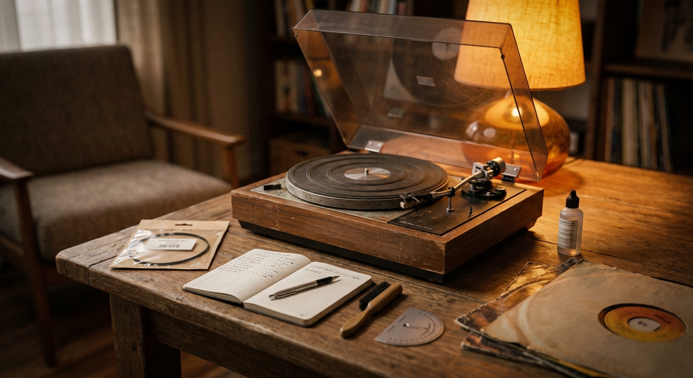 Turntable Maintenance Log Template